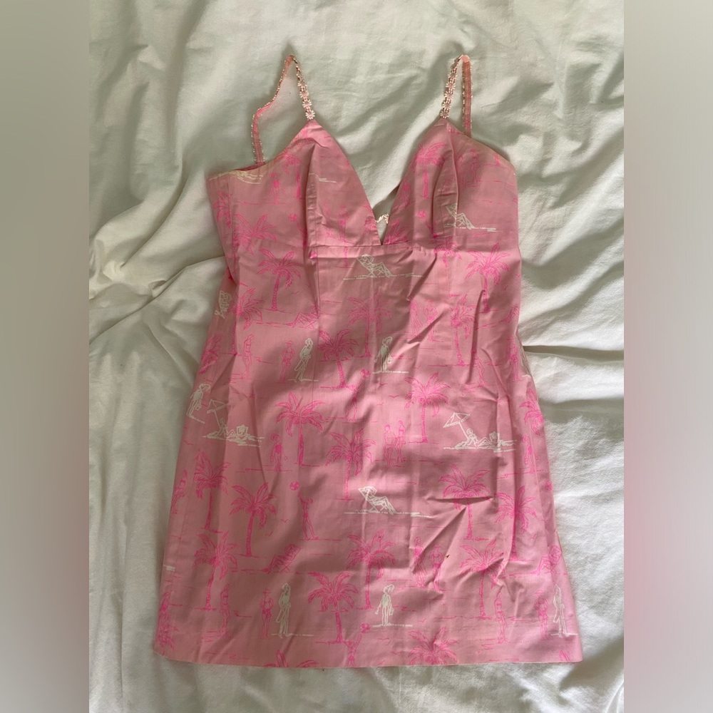 Lilly Pulitzer Pink Printed Mini Dress